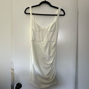 Zara white mini dress
